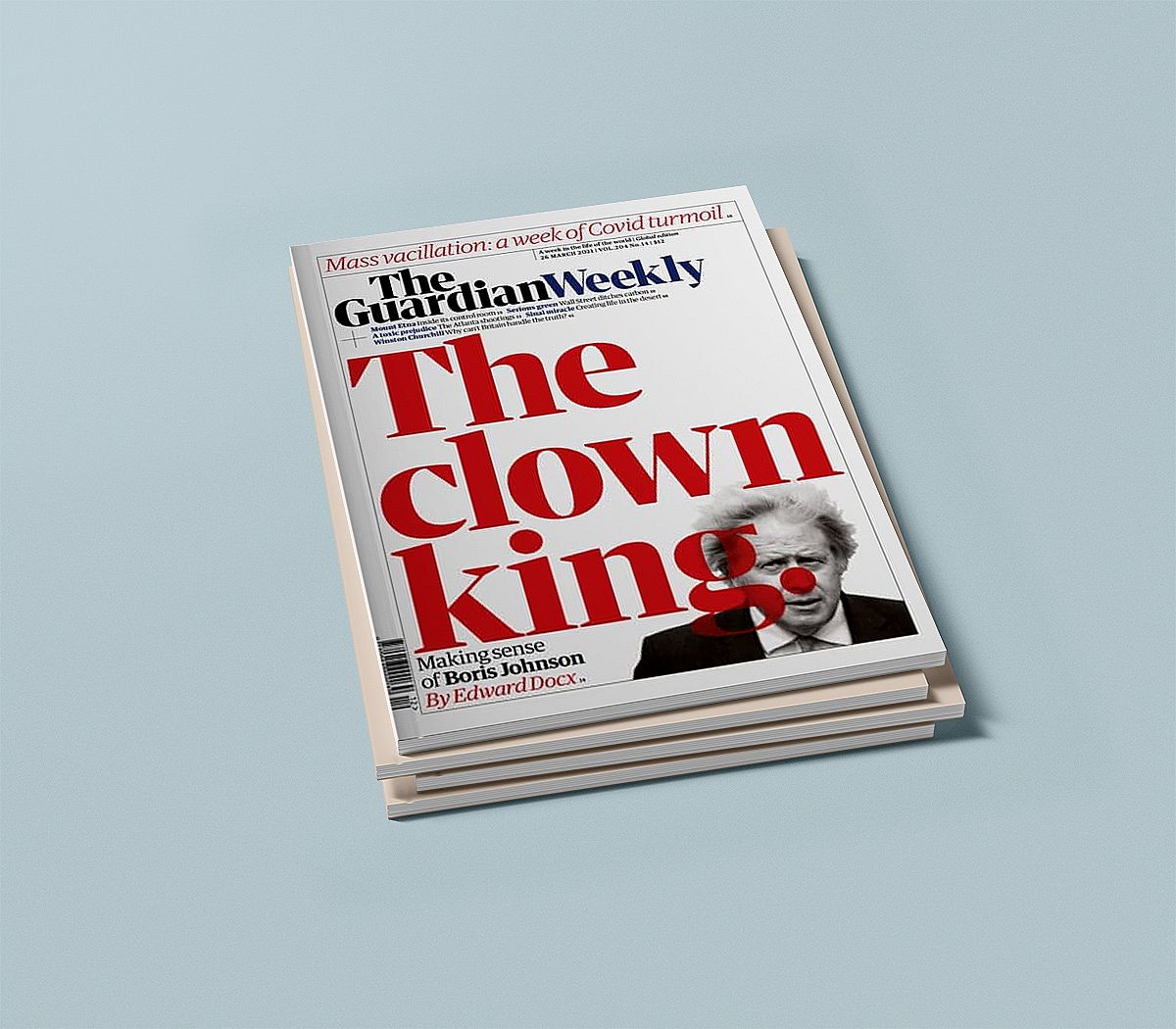 Кралят на клоуните - Guardian Weekly от 26 март.